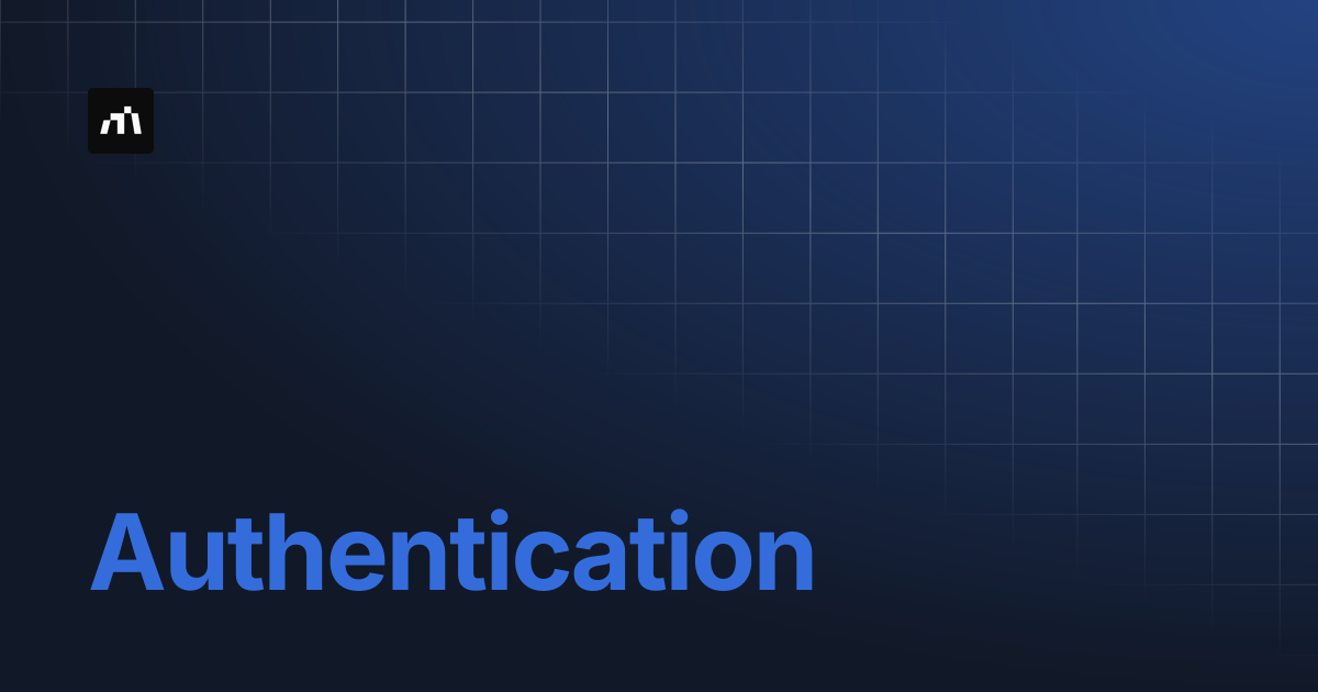 Authentication | Mtrix